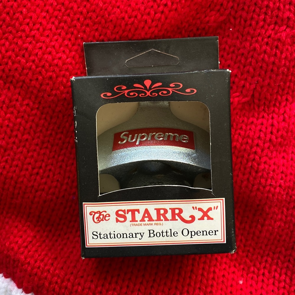 Start x Supreme stationary bottle opener